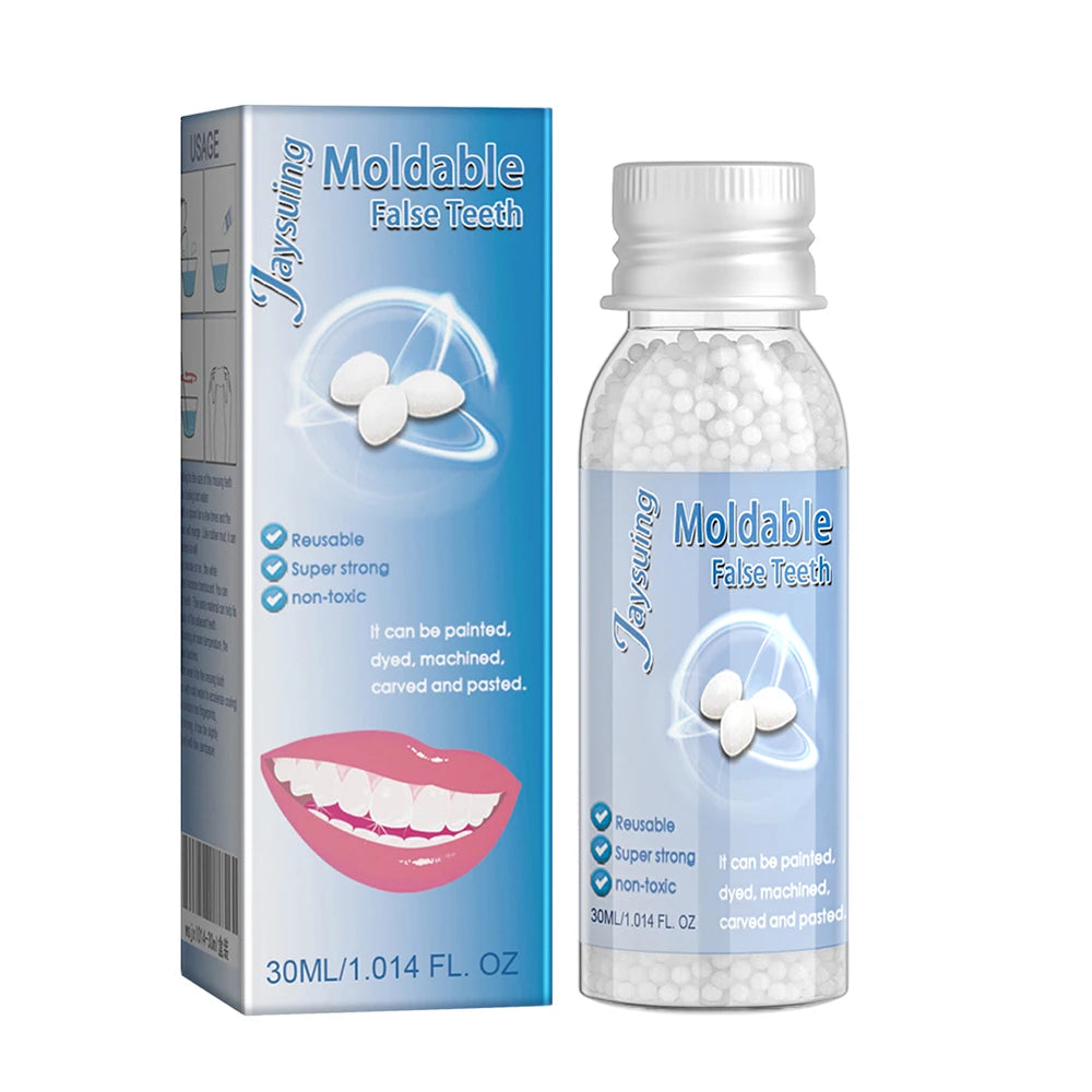 30g Temporary Tooth Repair Moldable Teeth And Gaps False Tooth Solid Gel Adhesive Fake Teeth Beauty Tool Dental Supplies