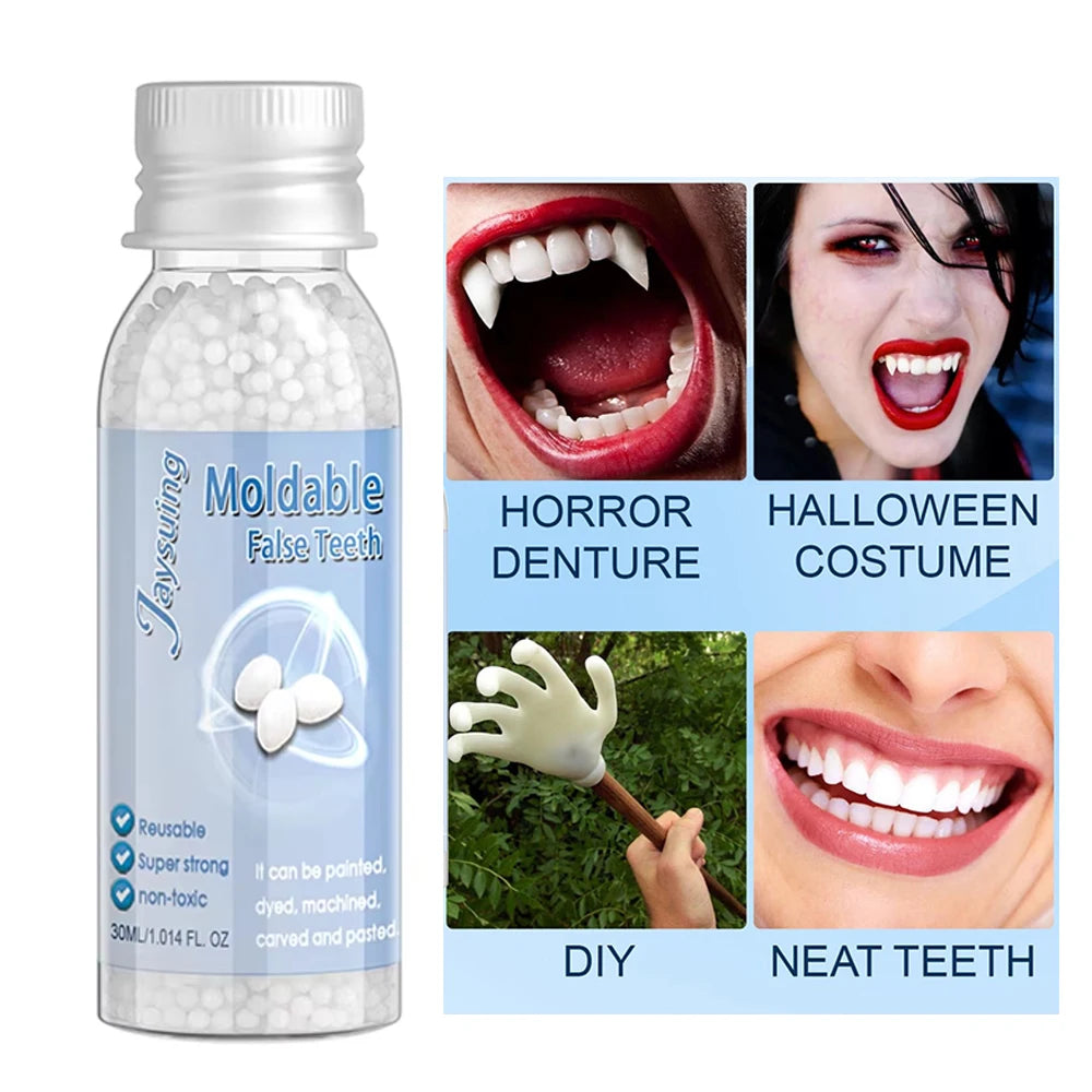 30g Temporary Tooth Repair Moldable Teeth And Gaps False Tooth Solid Gel Adhesive Fake Teeth Beauty Tool Dental Supplies