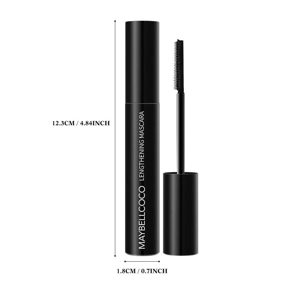 Black Slender Mascara Curly Waterproof Long Lasting Easy To Apply Eye Makeup