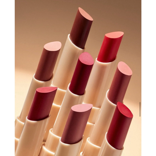 Batom Creamy Matte Glass Ruby Rose - 8 Cores Intensas com Alta Pigmentação e Acabamento Aveludado