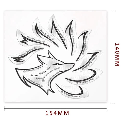 Eyeliner Eyeshadow Stencils Eye Makeup Template Stickers Shaper Patches