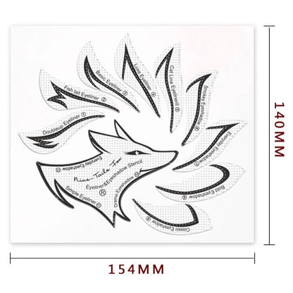 Eyeliner Eyeshadow Stencils Eye Makeup Template Stickers Shaper Patches