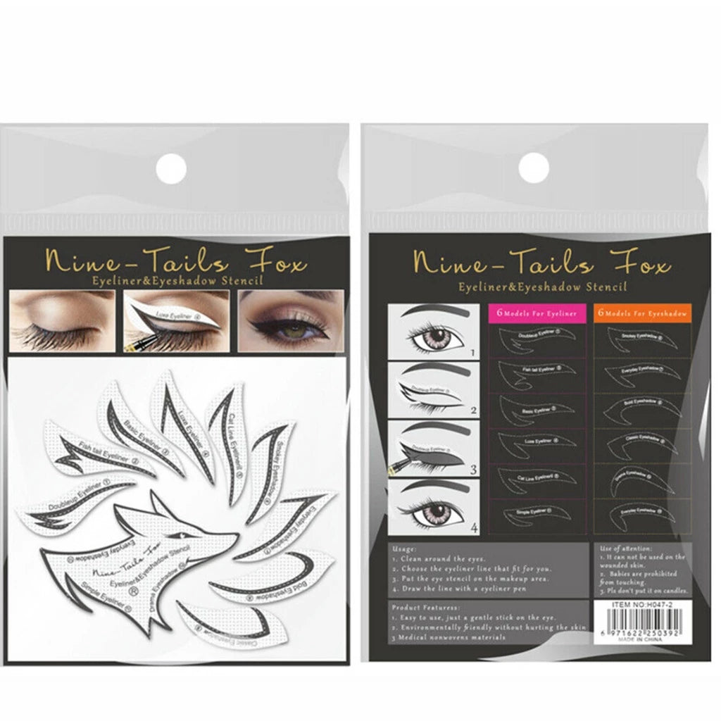 Eyeliner Eyeshadow Stencils Eye Makeup Template Stickers Shaper Patches