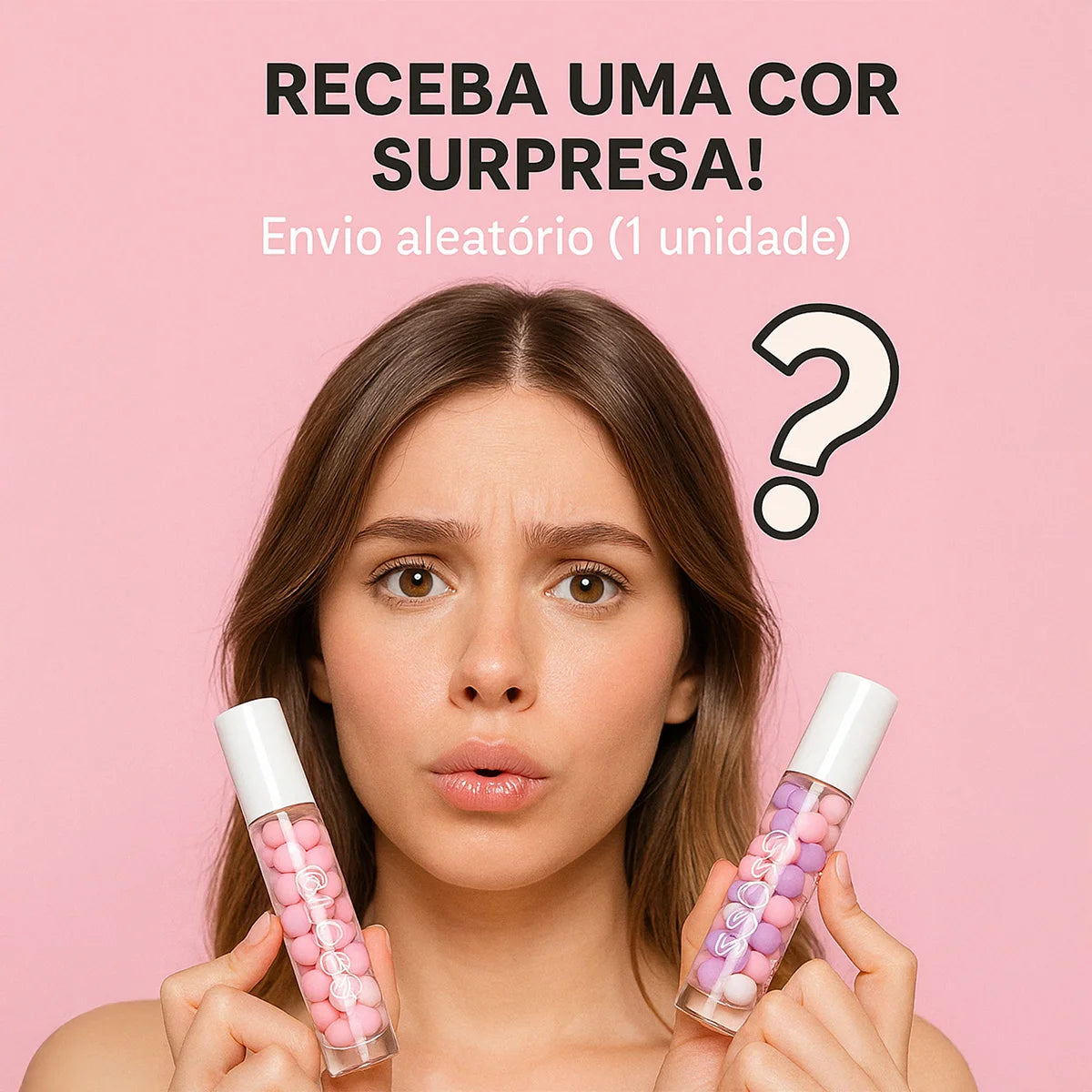 Gloss Roll-on Cute Polka Doll Pink 21-Random & Moisturizer