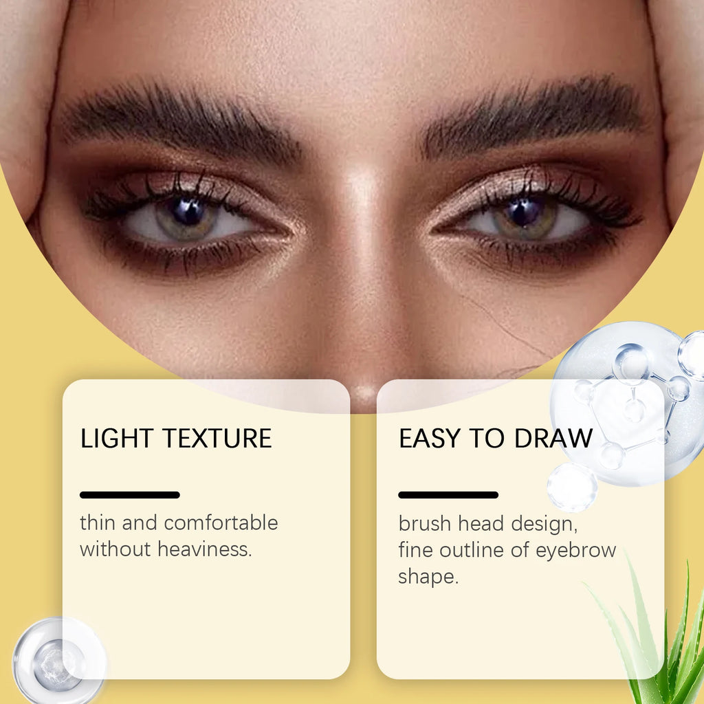 10G Natural Brow Dye Cream Long Lasting Color Smudge Proof Water Resistant Defines Clear Brow Shape Smoothing Eyebrow Makeup