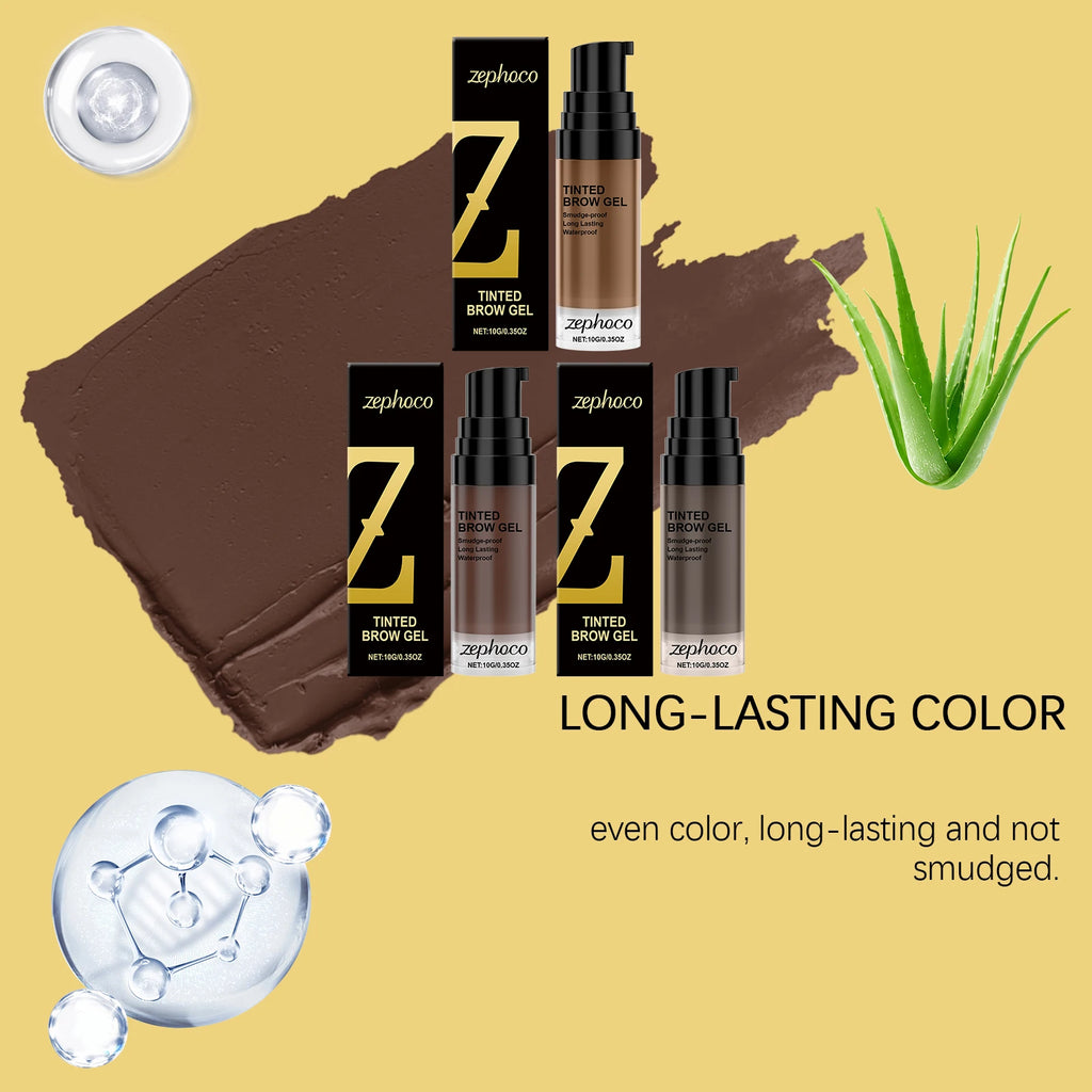 10G Natural Brow Dye Cream Long Lasting Color Smudge Proof Water Resistant Defines Clear Brow Shape Smoothing Eyebrow Makeup