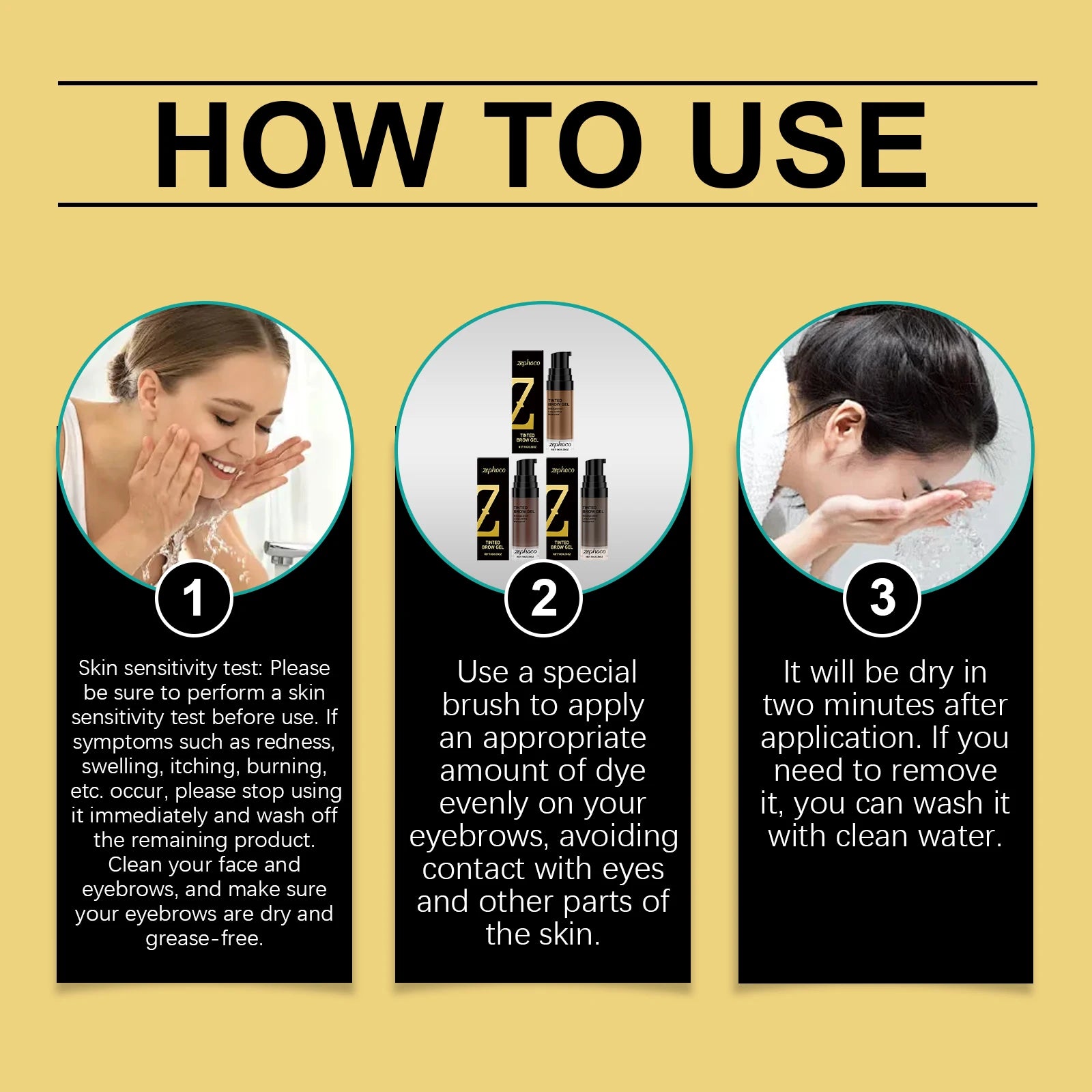 10G Natural Brow Dye Cream Long Lasting Color Smudge Proof Water Resistant Defines Clear Brow Shape Smoothing Eyebrow Makeup