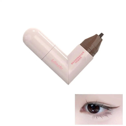 Rotating Winged Eyeliner Stamp Pen Waterproof Quick-Dry Smudge Proof Liquid Liner Long-Lasting Lazy Makeup Tool