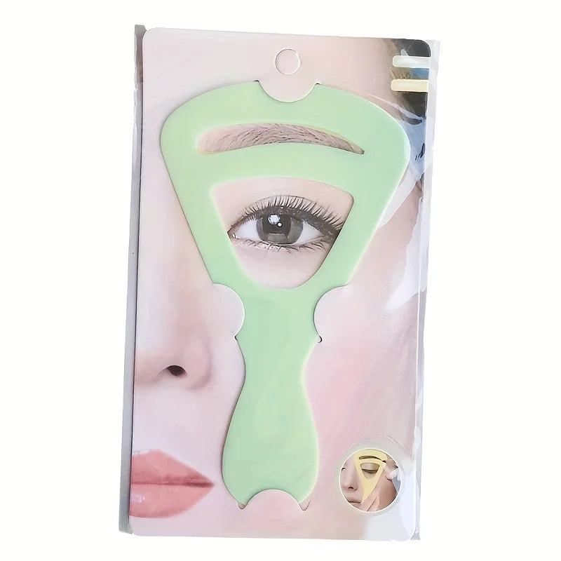 2-piece set of eyebrow shaping templates - DIY eyebrow drawing and decoration, eyebrow tracing card, eyebrow crossing card, eyeb