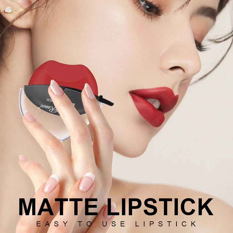 New Squeeze Into Lazy Lipstick Lip-shaped Lipstick Moisturizing Matte Lip Makeup Tint Waterproof Nonstick Cup Lipgloss Korean