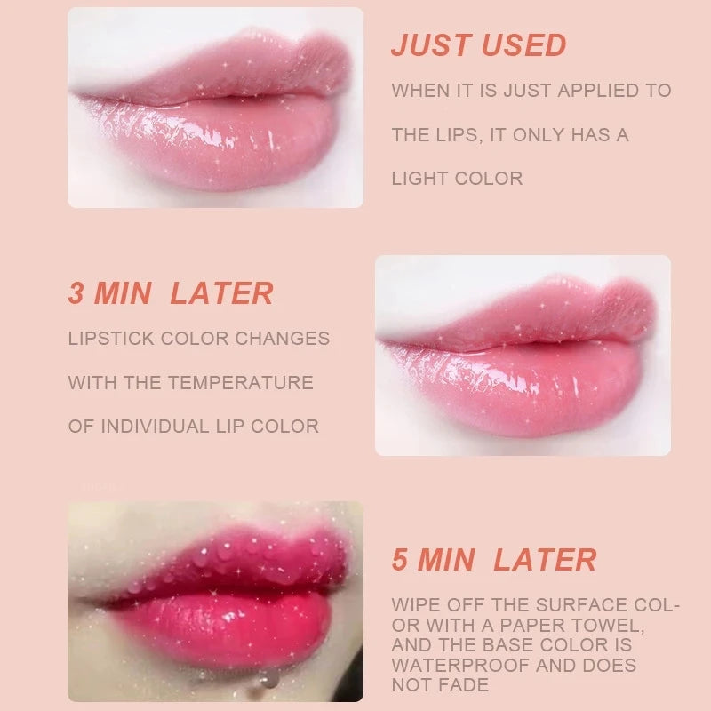 New Squeeze Into Lazy Lipstick Lip-shaped Lipstick Moisturizing Matte Lip Makeup Tint Waterproof Nonstick Cup Lipgloss Korean