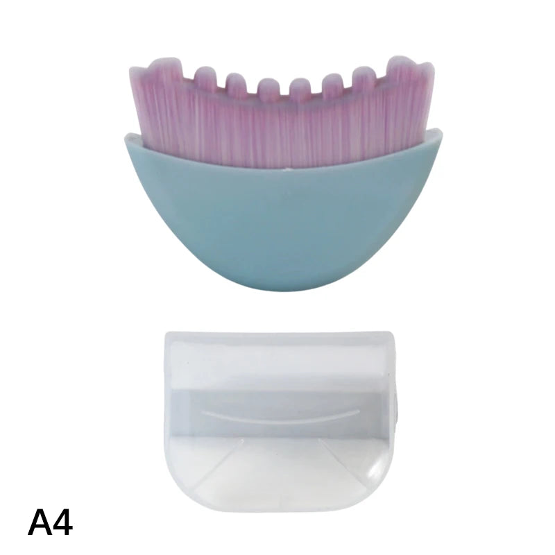 Bristle Lymphatic Contour Face Brush WIth CaseDry Brushing Chin Sculpting Lymphatic Drainage Massager For Face Skin Massage Tool