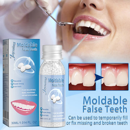 30g Temporary Tooth Repair Moldable Teeth And Gaps False Tooth Solid Gel Adhesive Fake Teeth Beauty Tool Dental Supplies