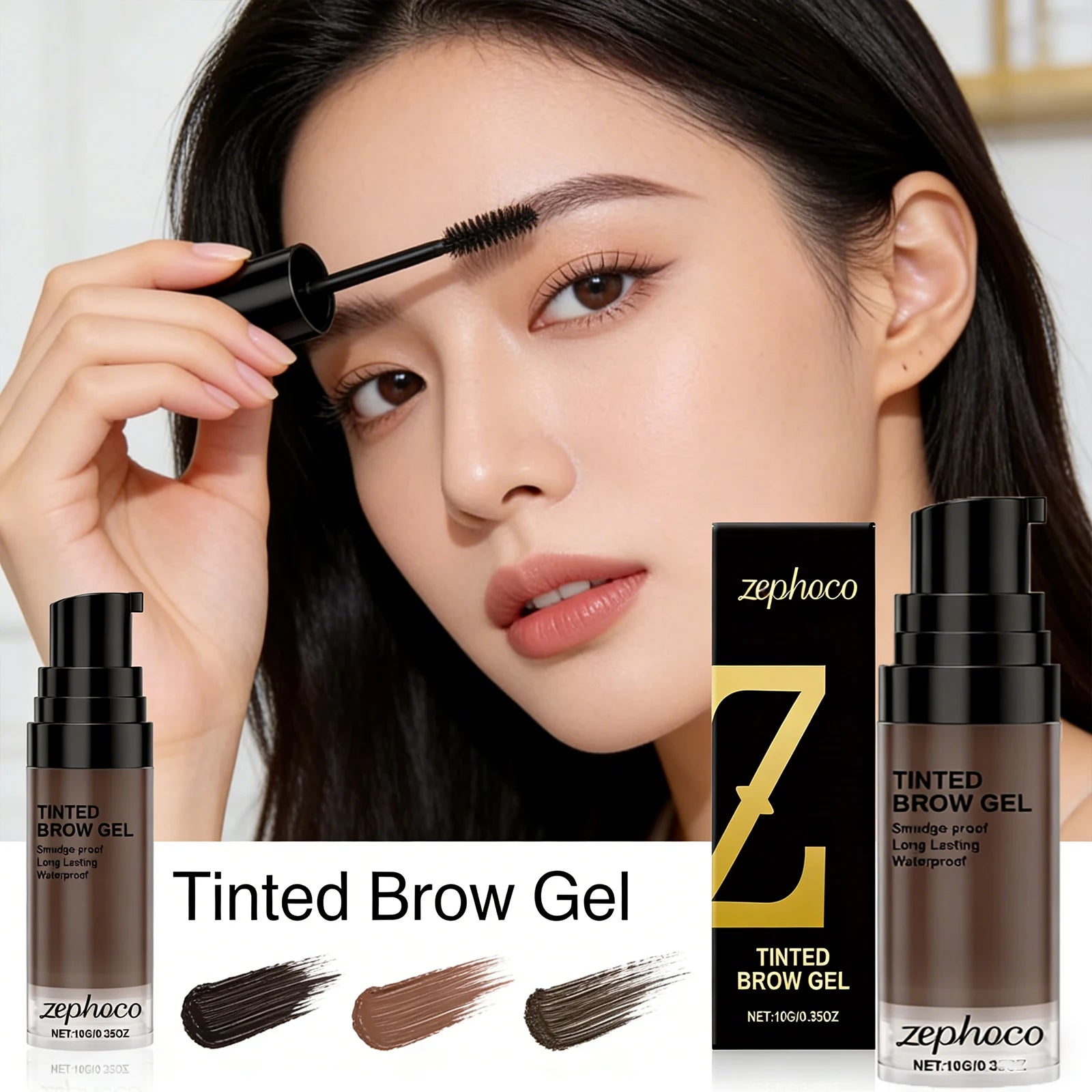 Long Lasting Brow Tint Gel Natural Defined Eyebrow Nourishing Soothing Quick Dry Tint Stereoscopic Eyebrow Cosmetic Eye Makeup