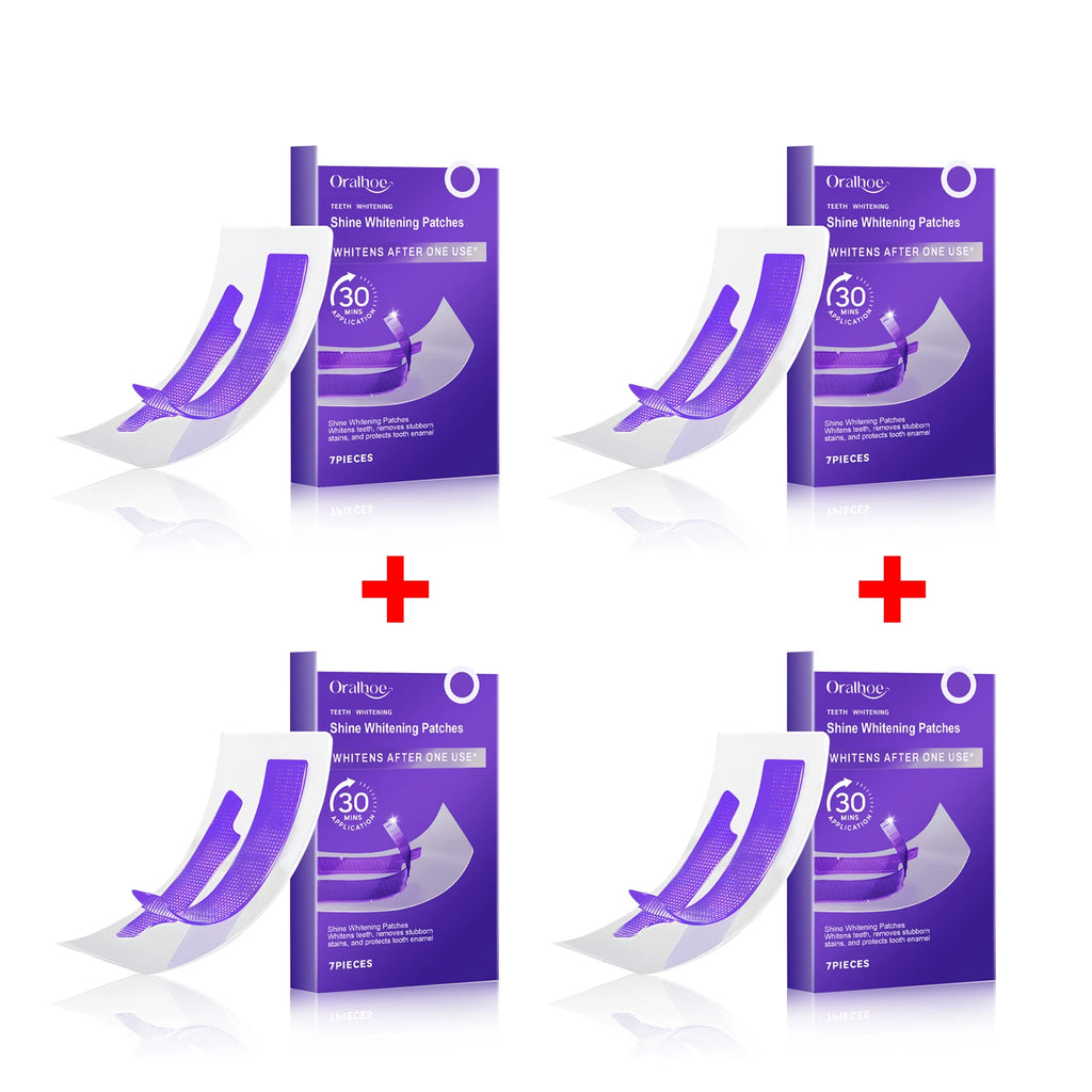 Purple Teeth Whitening Strips Brighten Tooth Remove Plaque Stain Cleaning Oral Hygiene Reduce Sensitivity Bleaching Dental Tools