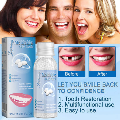 30g Temporary Tooth Repair Moldable Teeth And Gaps False Tooth Solid Gel Adhesive Fake Teeth Beauty Tool Dental Supplies