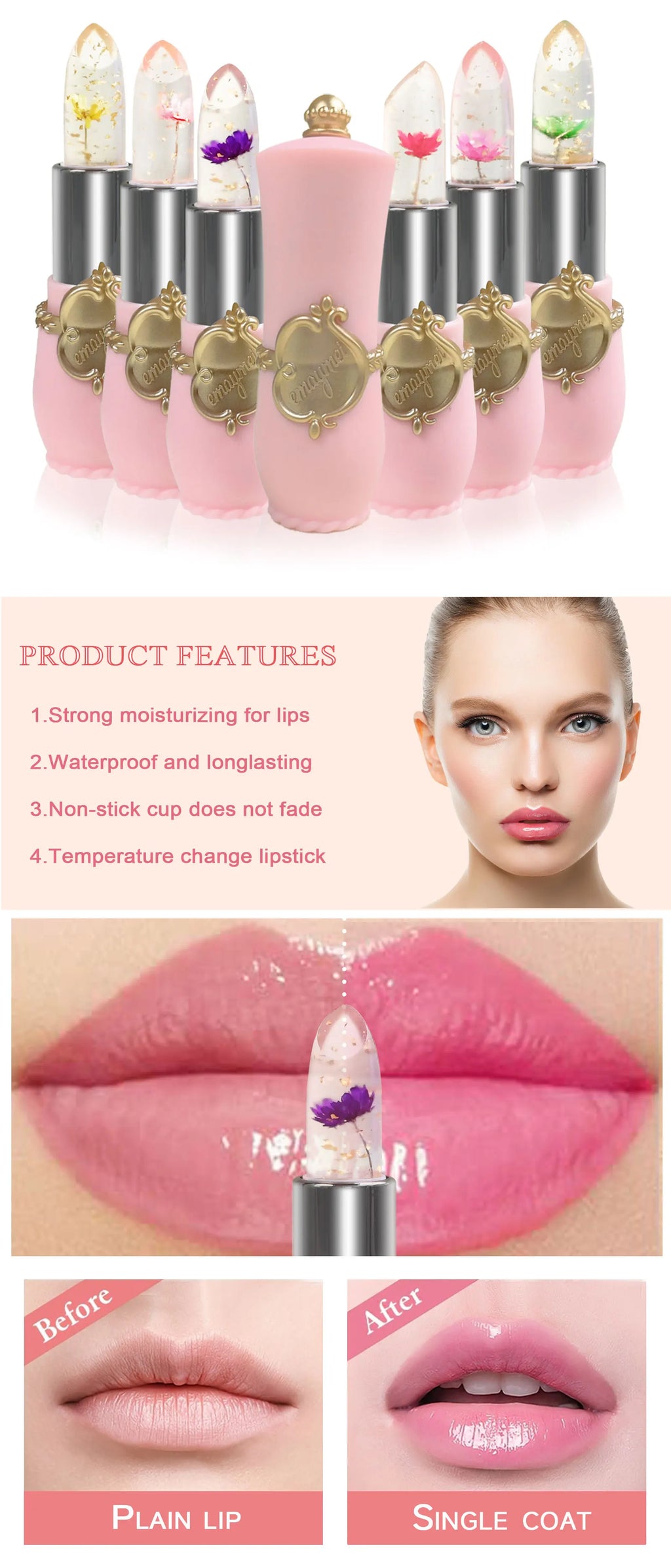 Jelly Lipstick Temperature Change