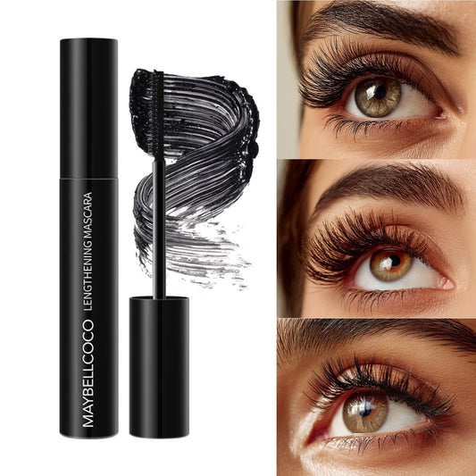 Black Slender Mascara Curly Waterproof Long Lasting Easy To Apply Eye Makeup