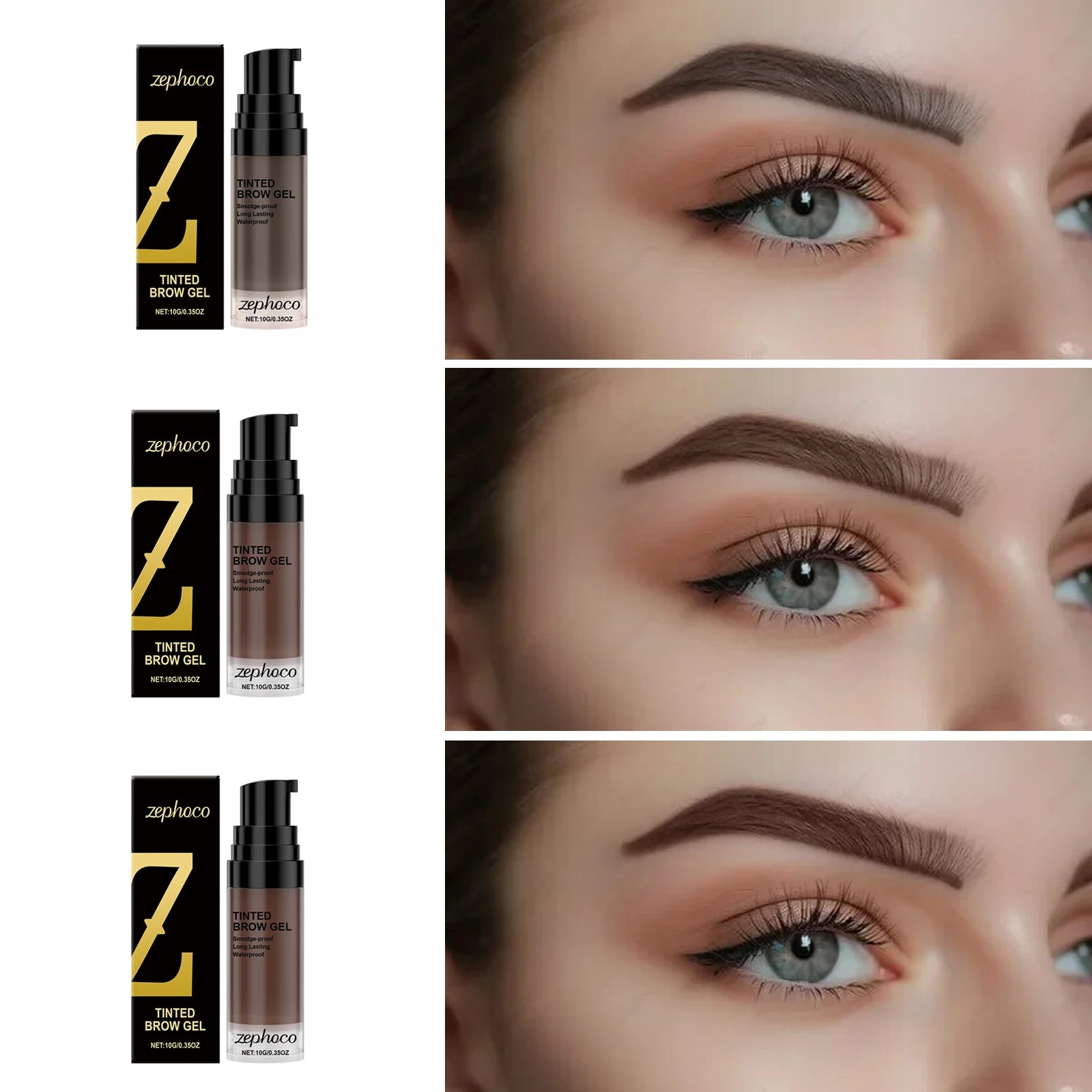 Long Lasting Brow Tint Gel Natural Defined Eyebrow Nourishing Soothing Quick Dry Tint Stereoscopic Eyebrow Cosmetic Eye Makeup