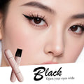 Rotate Eyeliner Stamp Integrated Black Brown Dual-Tip DIY Eyeliner Wing Stencil Waterproof Smudge-Proof Longwear Liquid Pen