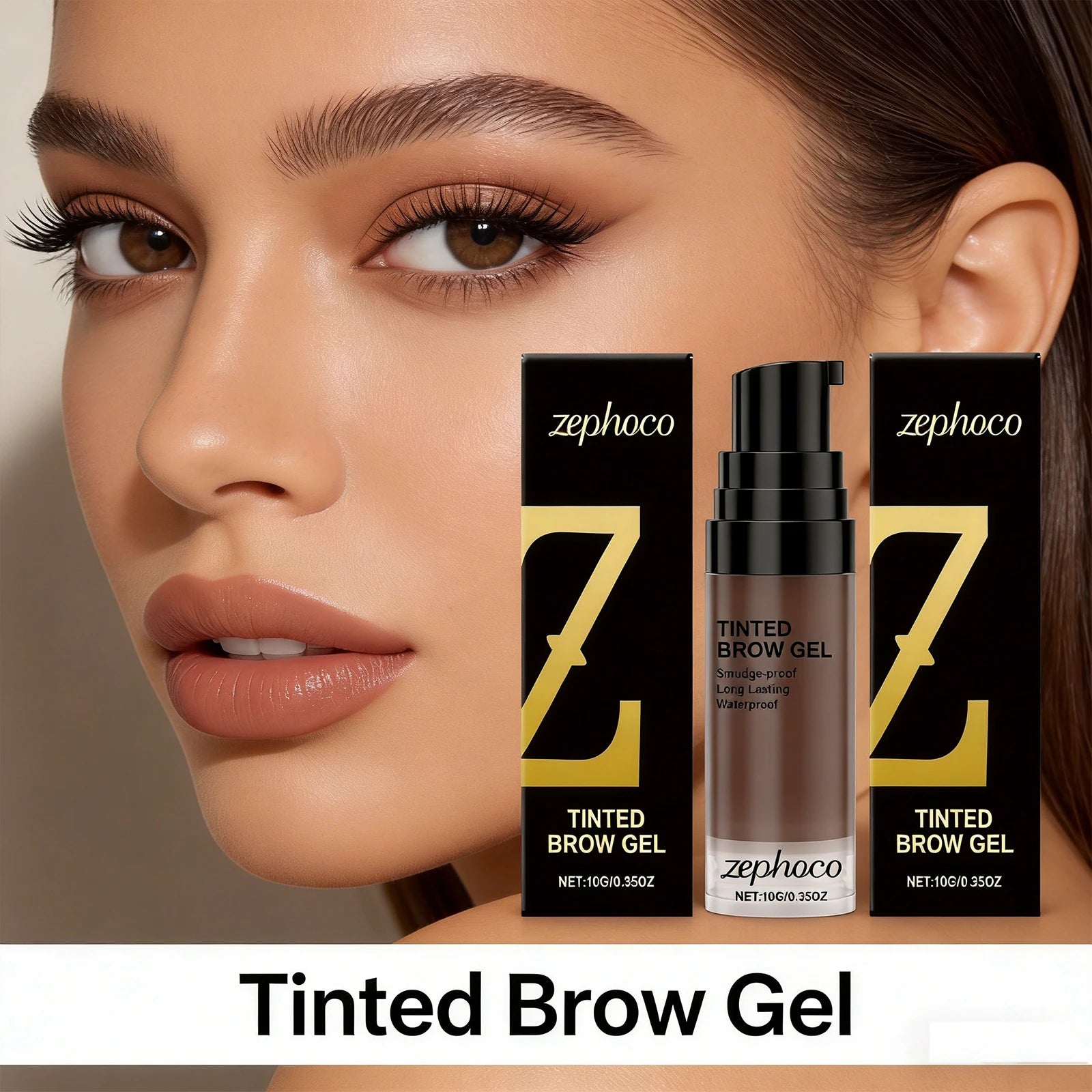 Long Lasting Brow Tint Gel Natural Defined Eyebrow Nourishing Soothing Quick Dry Tint Stereoscopic Eyebrow Cosmetic Eye Makeup