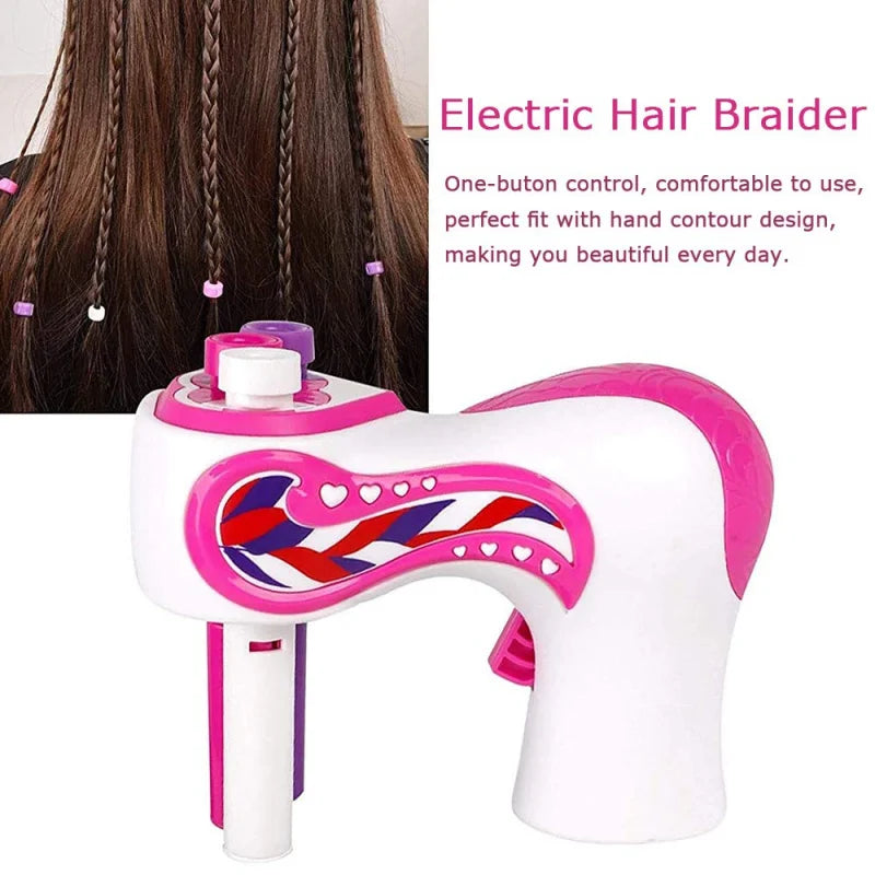Children's Mini Three-Strand Braided Hair Machine Full-Automatic Electric Braided Hair Machine