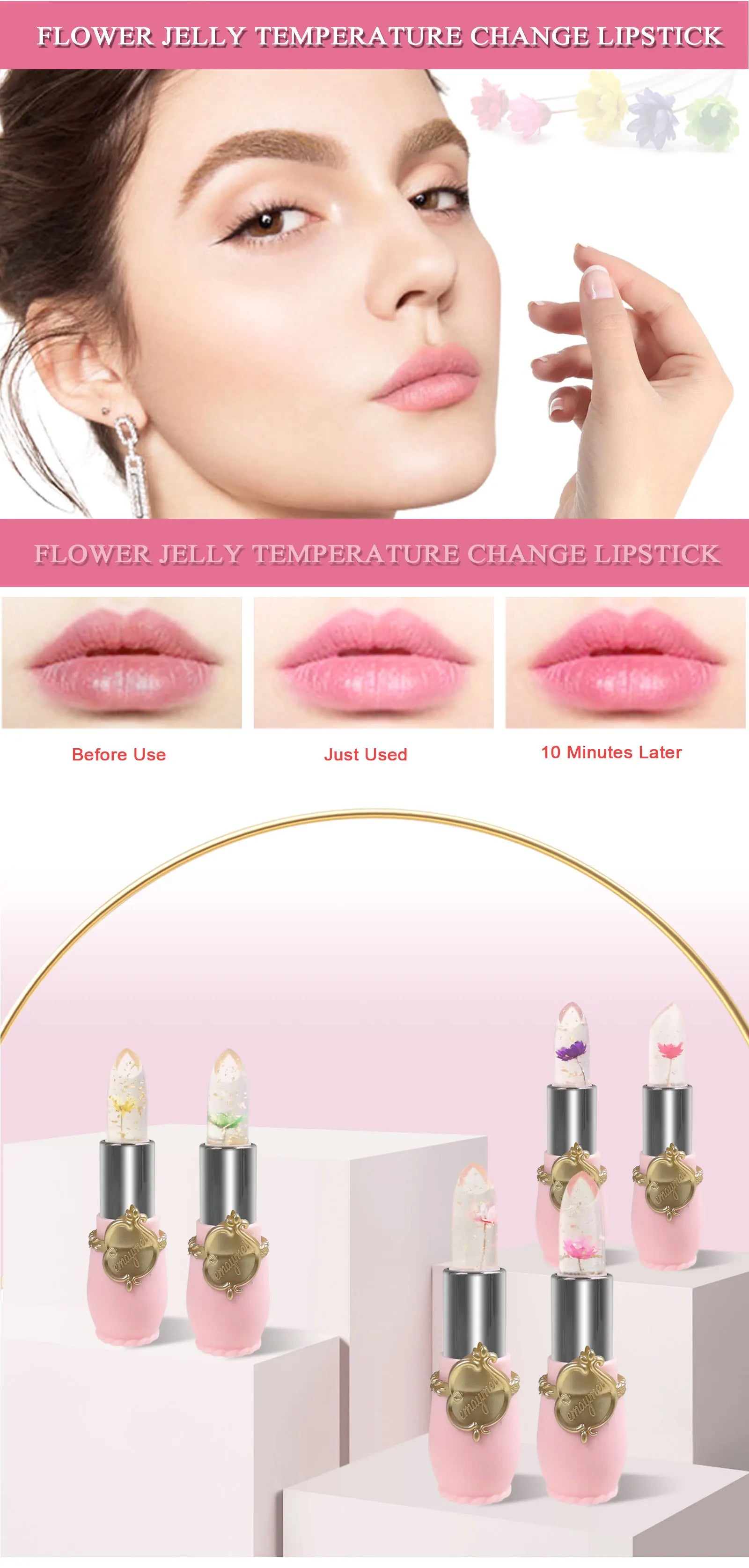 Jelly Lipstick Temperature Change