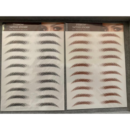 Adesivos / Tatuagem Adesiva 3D para Sobrancelhas à Prova d'Água de Longa Duração