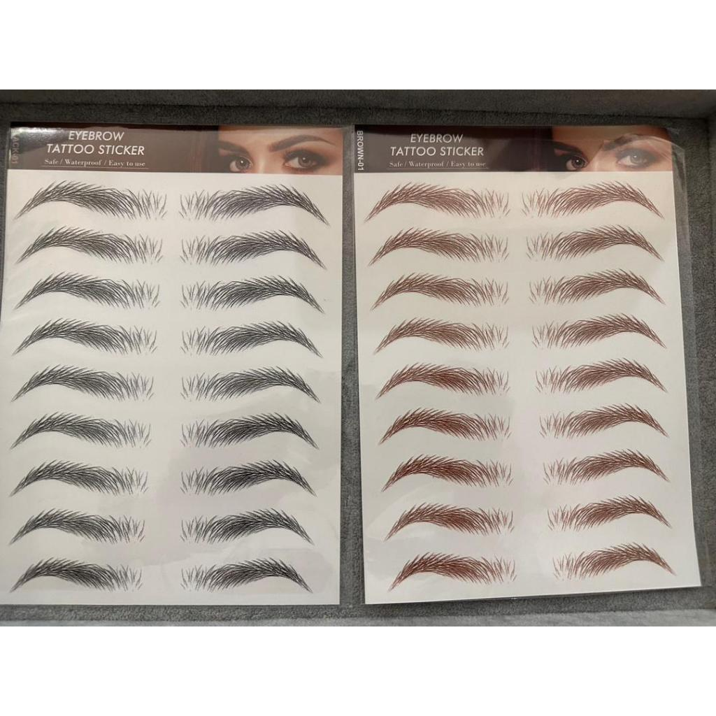 Adesivos / Tatuagem Adesiva 3D para Sobrancelhas à Prova d'Água de Longa Duração