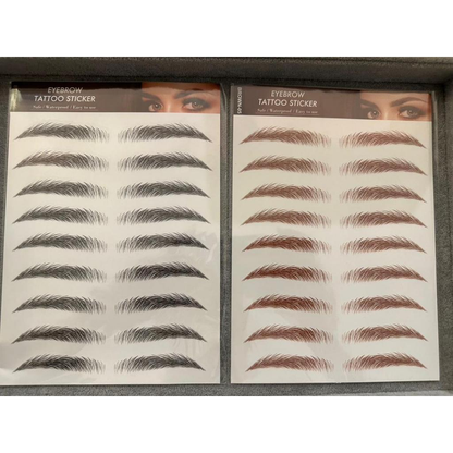 Adesivos / Tatuagem Adesiva 3D para Sobrancelhas à Prova d'Água de Longa Duração