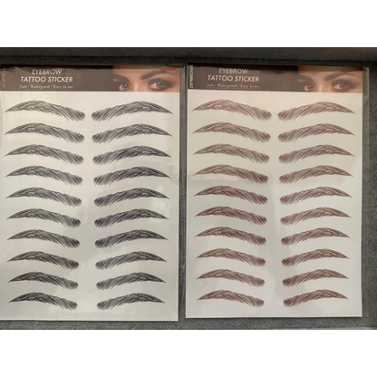 Adesivos / Tatuagem Adesiva 3D para Sobrancelhas à Prova d'Água de Longa Duração