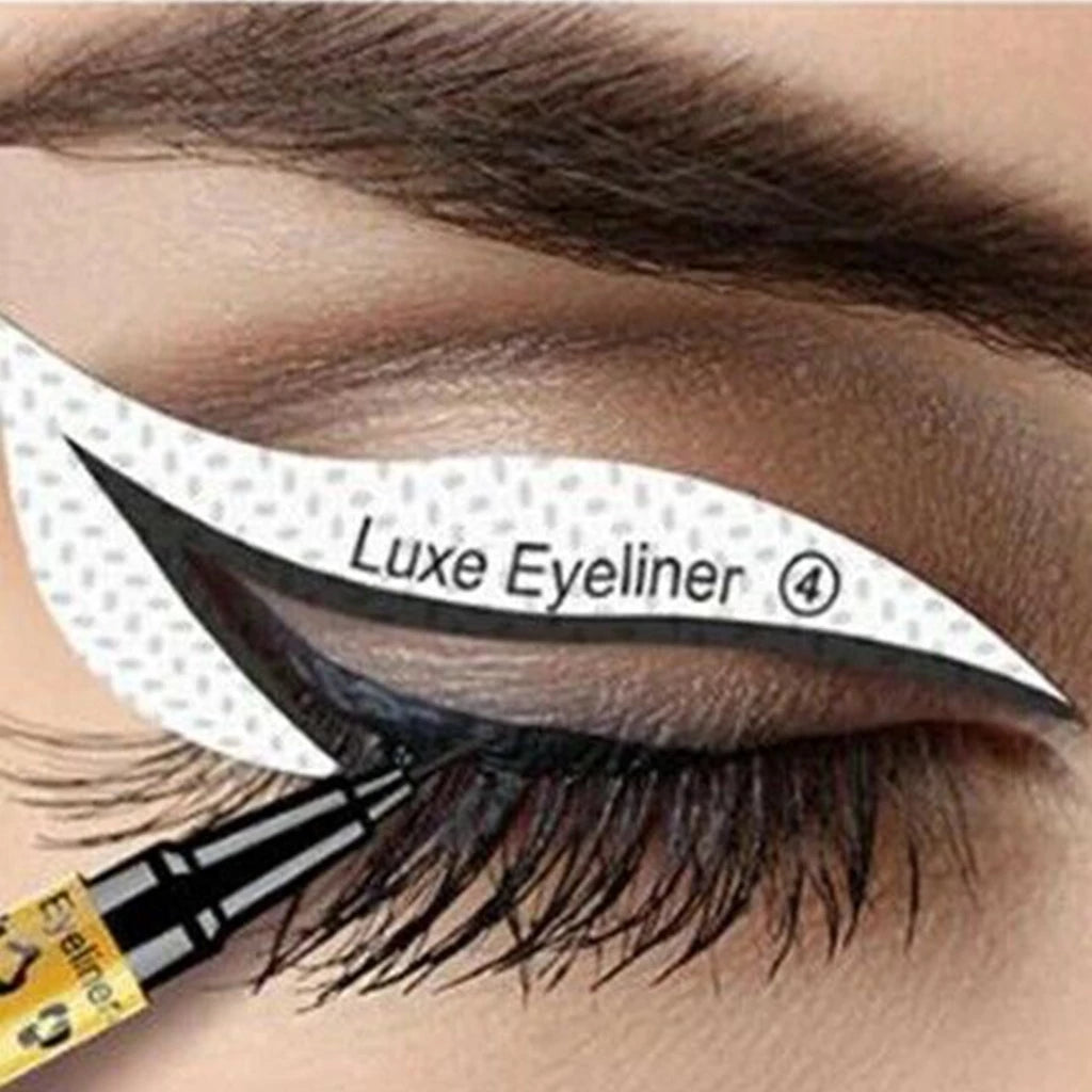 Eyeliner Eyeshadow Stencils Eye Makeup Template Stickers Shaper Patches