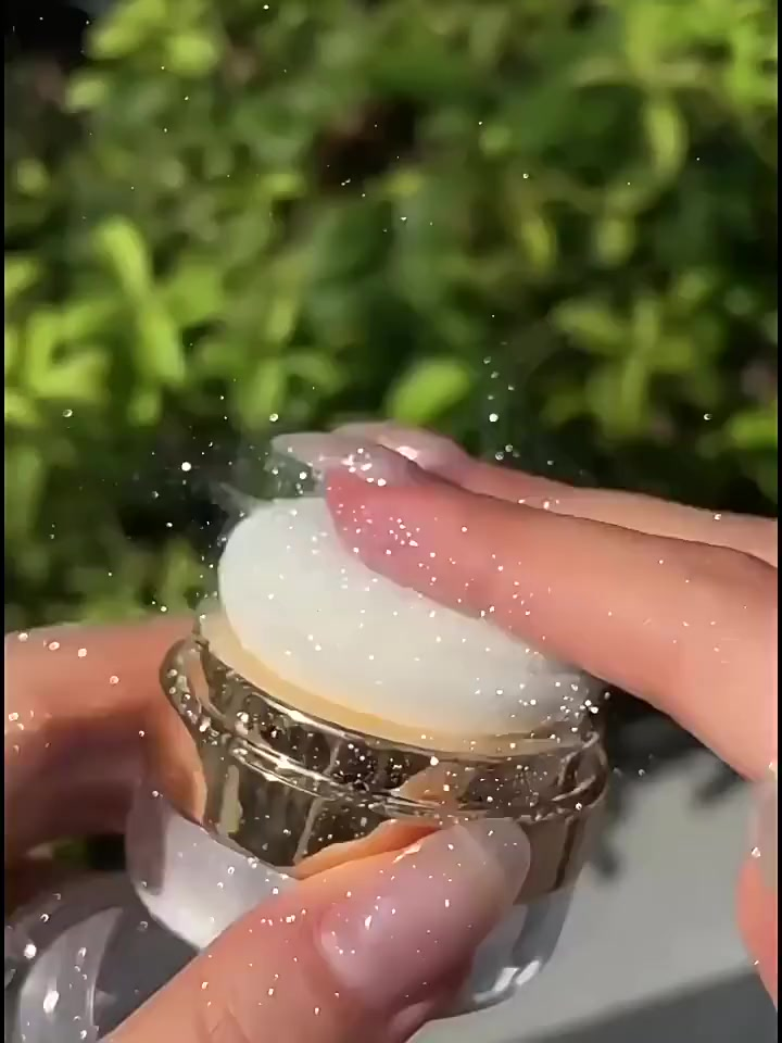 Espumante Fada Demônio Alta Luz Pó Corpo Brilhante Saltando Tapinhas Maquiagem Presente De Festa