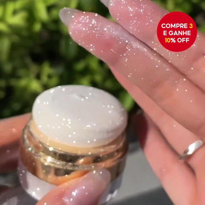 Espumante Fada Demônio Alta Luz Pó Corpo Brilhante Saltando Tapinhas Maquiagem Presente De Festa