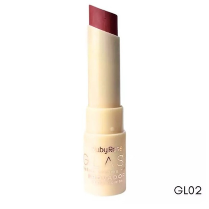 Batom Creamy Matte Glass Ruby Rose - 8 Cores Intensas com Alta Pigmentação e Acabamento Aveludado